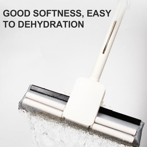 FONDOTIN 2-Pack Grey Sponge Mop Replacement and for Cleaning
