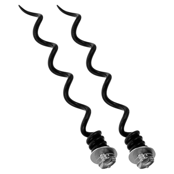FONDOTIN Corkscrew Spiral Bit Metal 2Pcs 3.34X0.39X0.39in