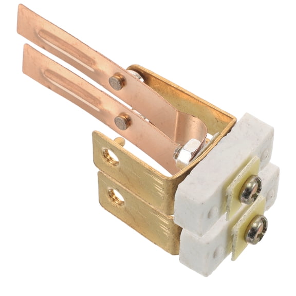 FONDOTIN Foot Control Switch Silver Contact 2Pcs 2.6x1.0x0.4In