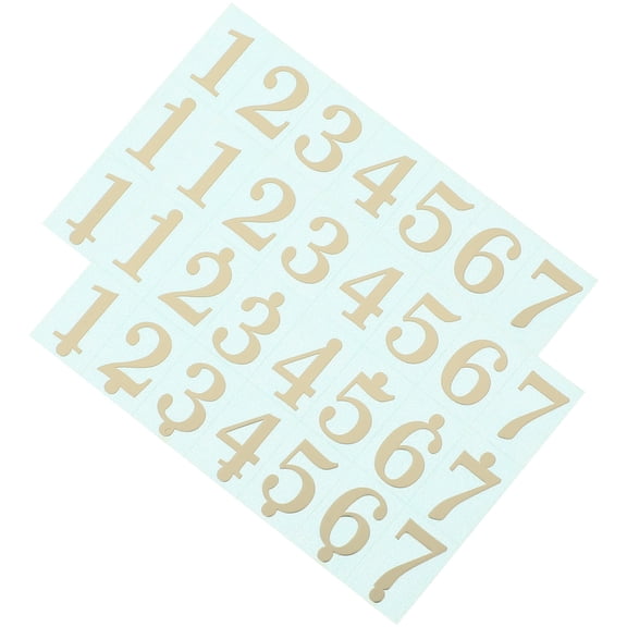 FONDOTIN 2Pcs Golden Tongue Drum Note Stickers with High Adhesion for Home Percussion Training