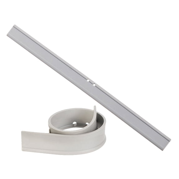 FONDOTIN 2Pcs Practical Grey Window Squeegee Replacement ps for Home Use