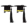 thumbnail image 1 of FONDOTIN Cap Accessory Mini Graduation Cap Iron 2Pcs, 1 of 8