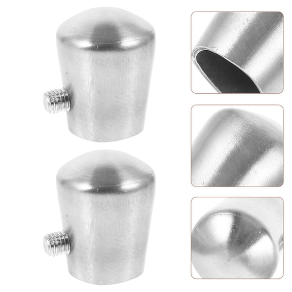 FONDOTIN 2Pcs Non-Deformable Chair End Cover for Furniture Protection 0.98X0.79X0.79In