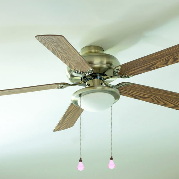 FONDOTIN 2Pcs Pink Beaded Pull Chain for Ceiling Fan and Light Fixture 11.0x1.3x1.3in