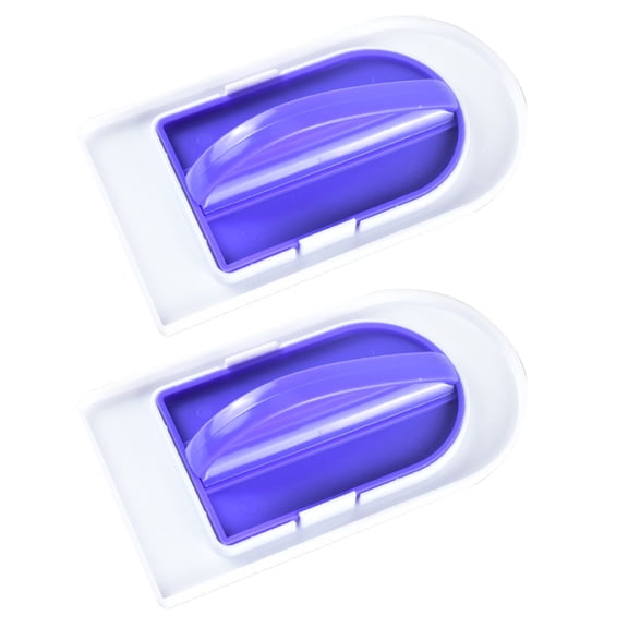 FONDOTIN 2Pcs Cake Scraper Plastic Baking Tool Icing Polisher Kitchen Gadget