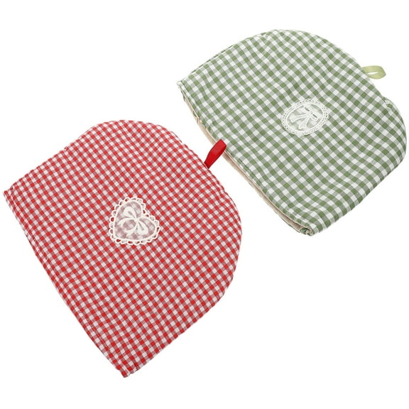 FONDOTIN Household Teapot Cover Cotton Cloth Dust-proof Friends Who Love Tea Winter Use 2Pcs