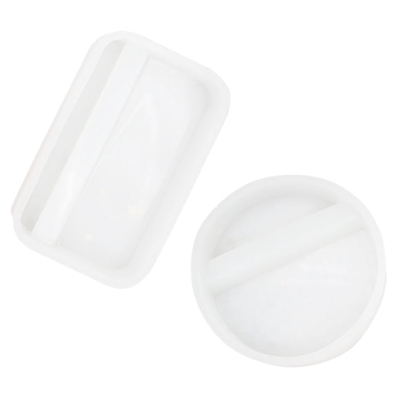 FONDOTIN 2pcs Plastic Mold for Crafts Phone Rack Making for DIY Craftsmen White DIY Projects