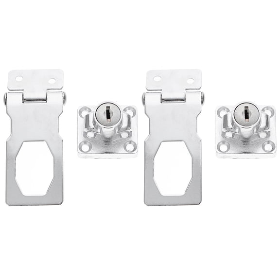 FONDOTIN 2-Pack Metal Cabinet Locks with Keys for Secure Toolboxes, File Cabinets, Drawers and Storage Units