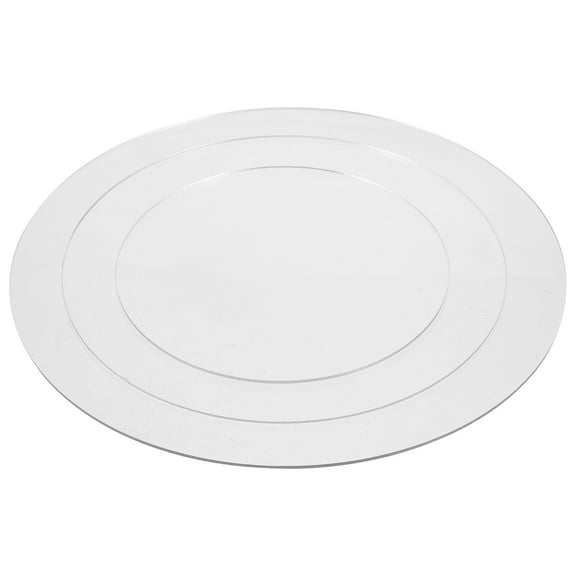 FONDOTIN Cake Plate Acrylic Circle 3Pcs