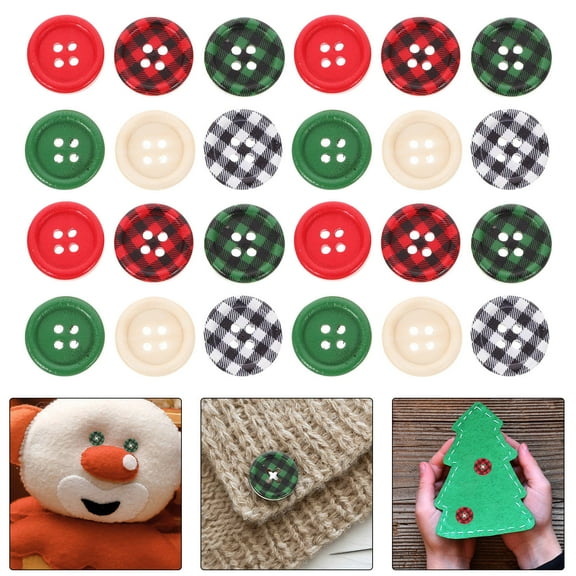 FONDOTIN Button for Clothes Assorted Color Plastic 300Pcs