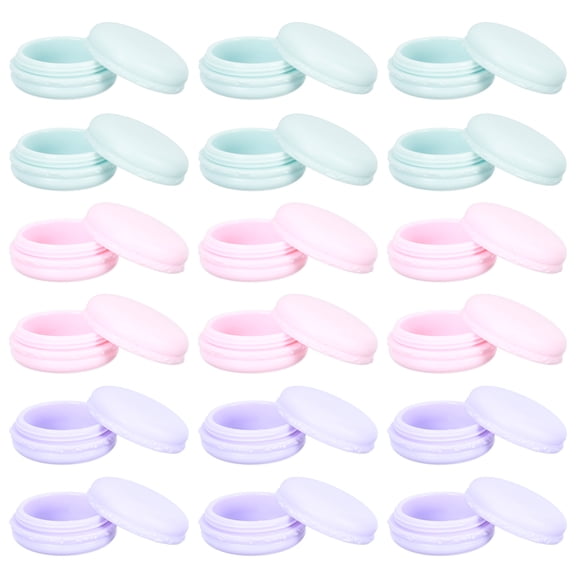 FONDOTIN 30Pcs Empty Cosmetic Cream Containers Screw Top Jars for Makeup Storage