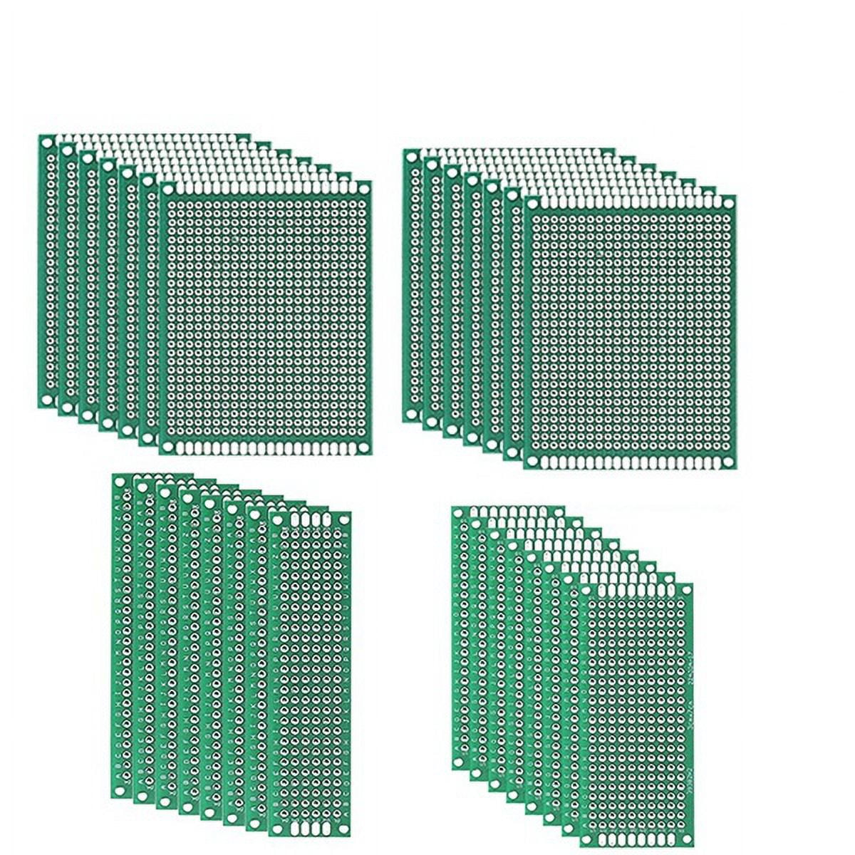 FONDOTIN 30Pcs Protoboard Kit Double Sided Pcb Copper Rectangular for ...