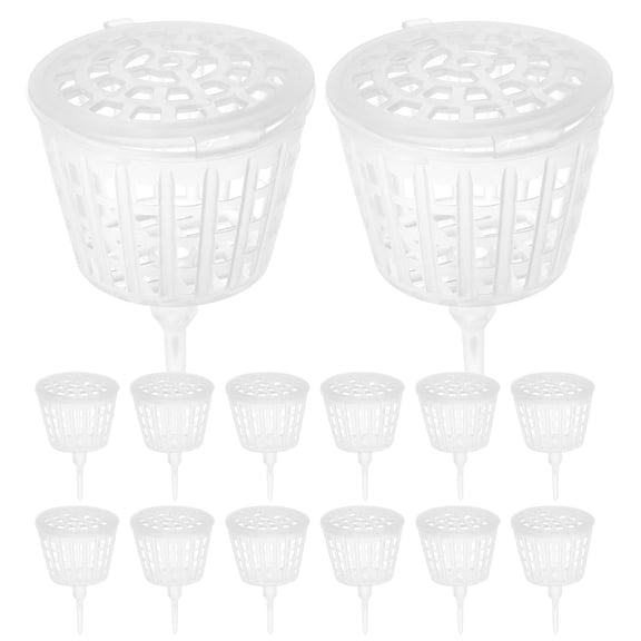 FONDOTIN 30Pcs Stainless Steel Gardening Fertilization Box Transparent Container Suitable for Home Plants