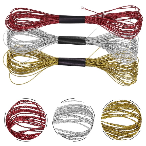 FONDOTIN Assorted Color Fine Workmanship Metallic Embroidery Floss for Quilting and Handcrafts