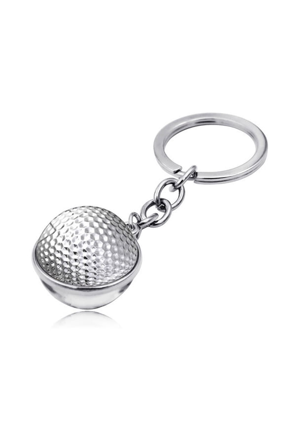 3-Pack Portable Golf Keychains with Assorted Colors, Decorative Bag Charms for Backpacks and Accessories