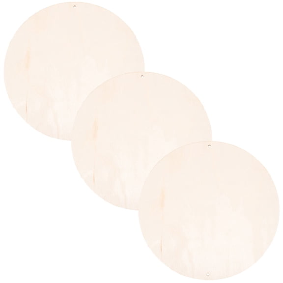FONDOTIN 3pcs Unfinished Wooden Clay Boards Diy Craft Accessories For Pottery Smooth Surface For Sculpting For Base