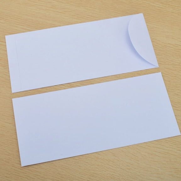 FONDOTIN 40Pcs White Paper Envelopes for Invitations Cash and Small Item Storage