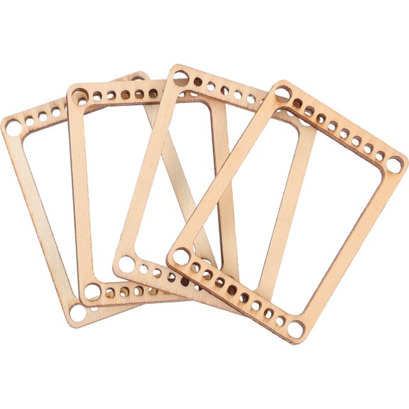 FONDOTIN 4Pcs Carpet Weaving Tools Weaving Board Beige Wood For Detailed Projects