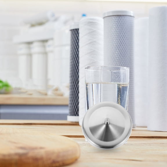 FONDOTIN 4Pcs Coffee Cup Lids Stainless Steel Heat Resistant for Hot Cups and Daily Use Mug Cover