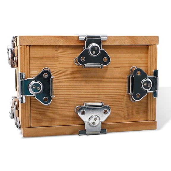 FONDOTIN 304 Stainless Steel Butterfly Latches, Smooth Finish, Hardware for Wooden Boxes and Cabinets
