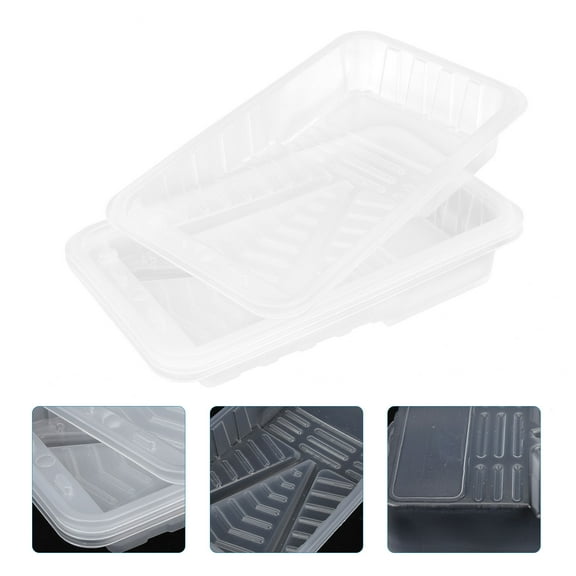 FONDOTIN Paint Roller Tray Liner Transparent Plastic Facilitates Color Switching