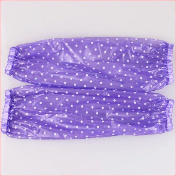 FONDOTIN 5 Pairs Cylindrical PVC Arm Sleeve Protectors for General Users in Factory and Hairdressing Use