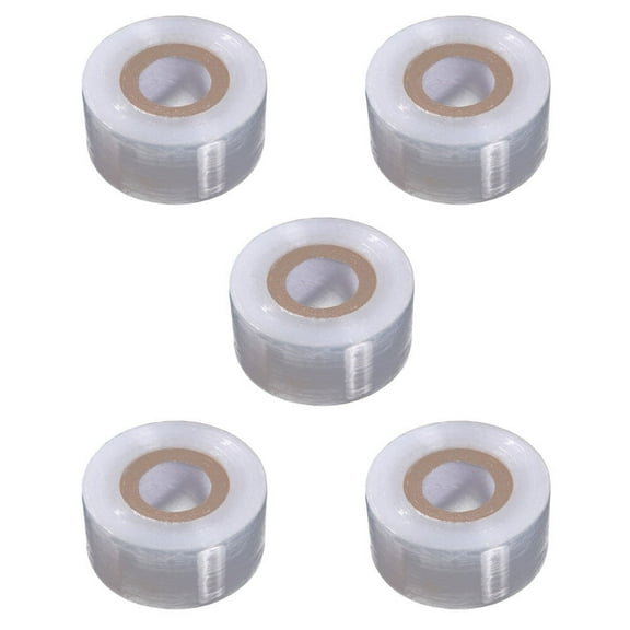 FONDOTIN 5 Rolls White Electrical Tape for Grafting and Plant Protection in Farms