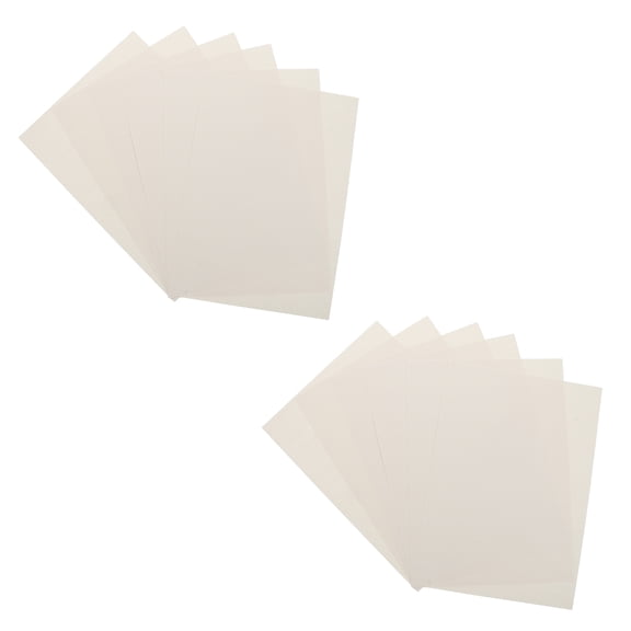 FONDOTIN 50Pcs White Textured Cardstock Paper for Card Making Printing and Scrapbooking