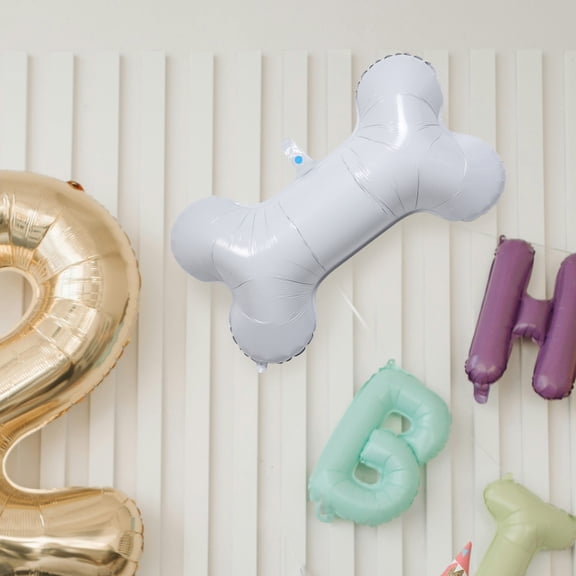 FONDOTIN Singles Party Bone Balloons 5Pcs White Valentine's Day Decor