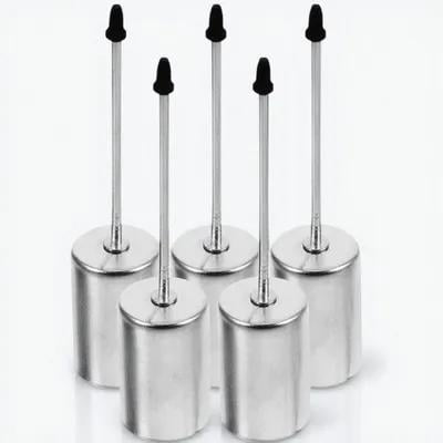 FONDOTIN 5Pcs Candle Holder Insert for Festive Design Iron Cylinder Christmas Party Families