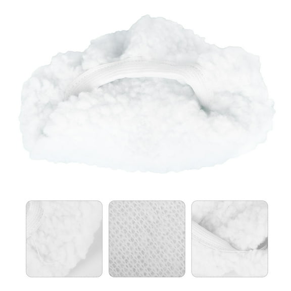 FONDOTIN Woolen Fleece Polishing Bonnet Microfiber Car Owners 5Pcs 12x0.47x0.79in