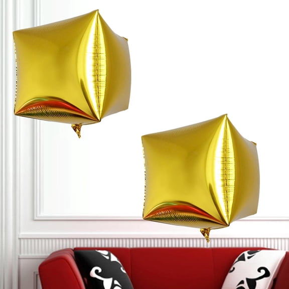 FONDOTIN 5Pcs Foil Balloon Square Shaped For Kids Party And Event Decoration