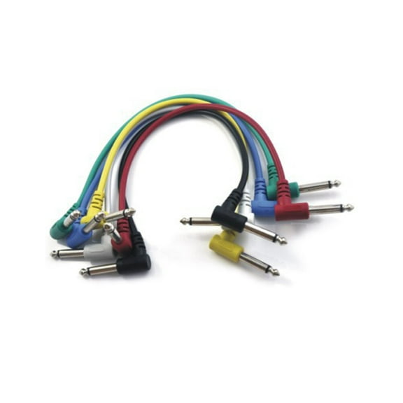 FONDOTIN Short Pedal Cable Wire with Conductive PVC for Guitar and Bass Signal Quality