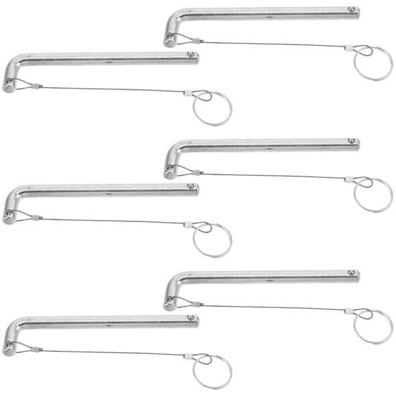 FONDOTIN 6Pcs Spring Locking Quick Release Pins with Ball Bearing for Marine Safety and Trailer Application