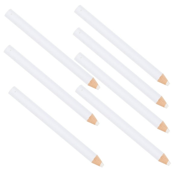 FONDOTIN 7Pcs Fabric Marking Pencils for Fabric High Precision Marking Wax Wood White