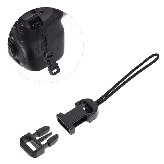 FONDOTIN 8 Pcs Camera Hooks Quick Release Black ABS for Photography