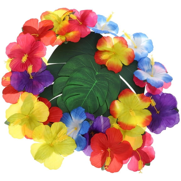 FONDOTIN 84 Pieces Tropical Style Table Centerpieces Polyester for Hawaiian Party Decorations for Festive Celebrations