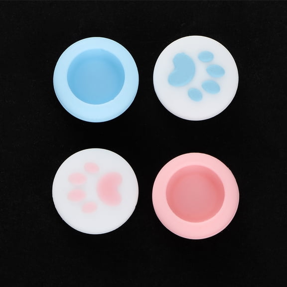 FONDOTIN 8Pcs Easy Install Silicone Thumb Grip Caps Joystick Cover for Game Console Accessories