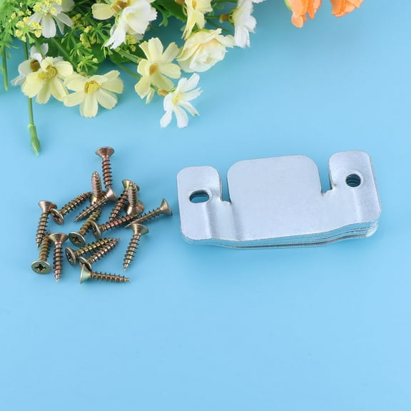 FONDOTIN 8Pcs Connectors Sofa Interlocking Brackets Heavy Duty Metal for Furniture Assembly