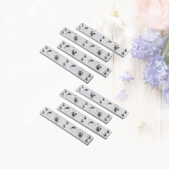 FONDOTIN 8Pcs Hinge Metal Hanging Bed Hinge for DIY Projects 12.2x3x2.5in
