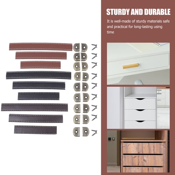 FONDOTIN 9 Sets Rustic Drawer Pulls for Dressers Furniture