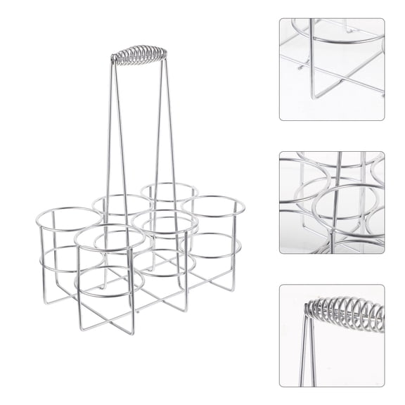 FONDOTIN Adjustable Can Organizer 1Pcs Beer Can Rack Silver Iron Composite Material For Restaurants