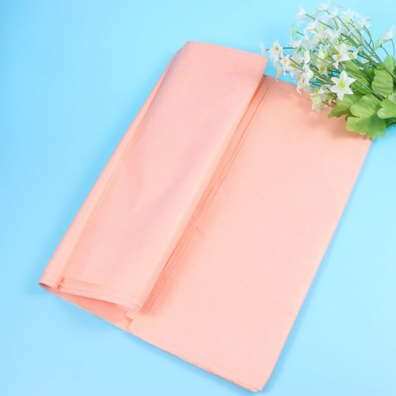 FONDOTIN Apricot Pink Wrapping Paper 5Packs Set Material for Wedding Decor Birthday Holiday