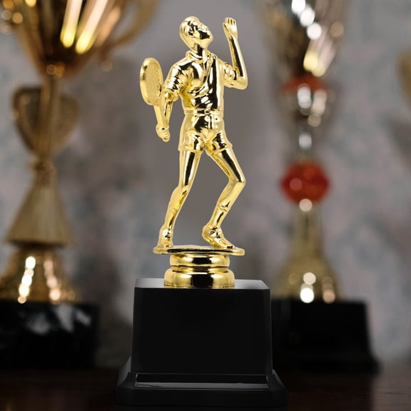 FONDOTIN Small Sports Trophies Plastic for Games 1Set
