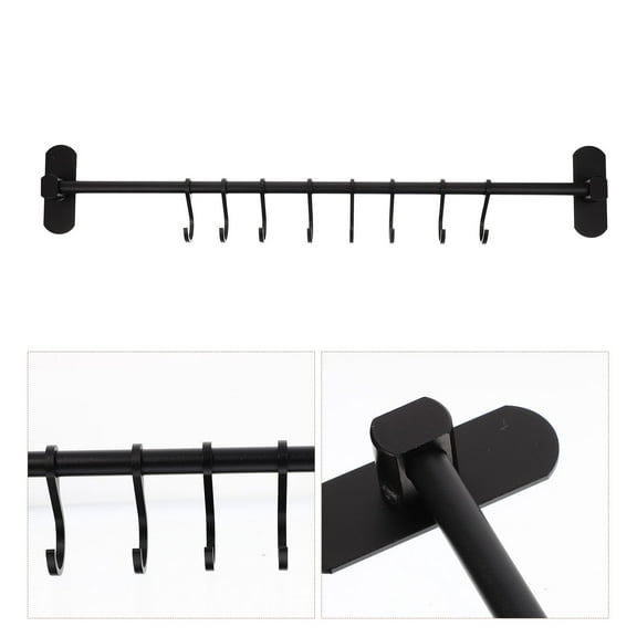 FONDOTIN Bar 1Pcs Wall Mounted Coat Hooks for Multi Purpose 44.5X3.5in