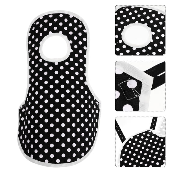 FONDOTIN Black Cotton Hen Saddle for Chickens Effective Protection Size 1pc