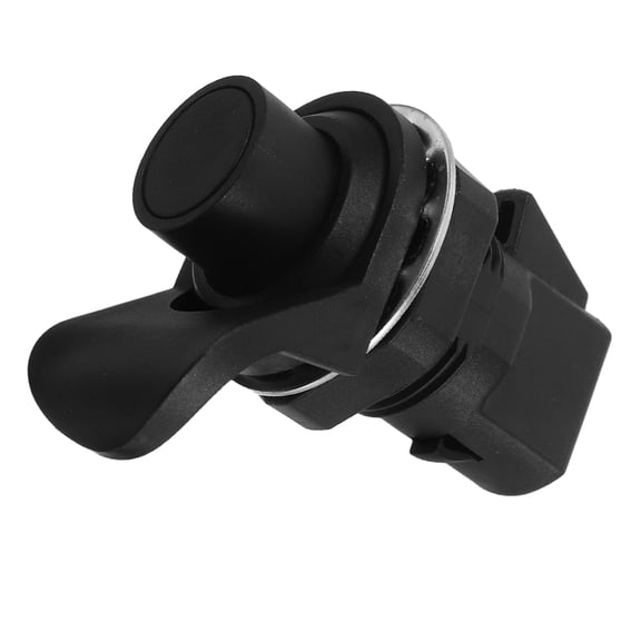 FONDOTIN Keyless Push Button Latch Lock with Black Plastic and Stainless Steel for Door and Cabinet Security