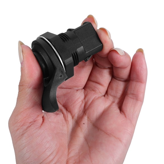 FONDOTIN Keyless Push Button Latch Lock with Black Plastic and Stainless Steel for Door and Cabinet Security
