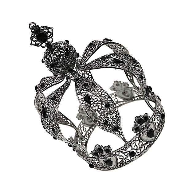 FONDOTIN Cake Crown Decor Elegant Design Women Event Planners Home Decoration 1Set 6.3x3.5in