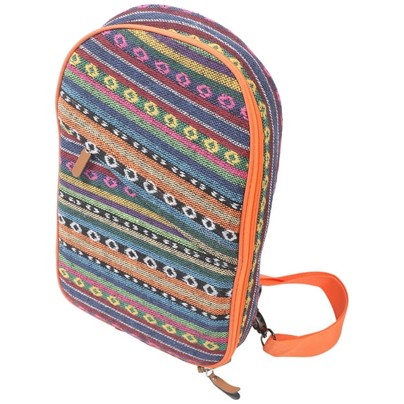 FONDOTIN Camping Tableware Carrying Bag Orange Polyester Storage Bag 1Pack